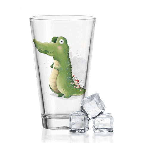 Leonardo Wasserglas mit UV-Druck "Krokodil" - Für Kinder