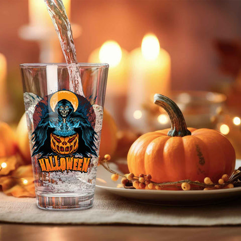 Leonardo Wasserglas mit UV-Druck "Reaper" für Halloween