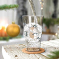 Leonardo Wasserglas mit UV-Druck - Winterfuchs Motiv - zu Weihnachten