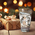 Leonardo Wasserglas mit UV-Druck - Winterfuchs Motiv - zu Weihnachten