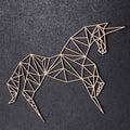 Origami Einhorn aus Holz -