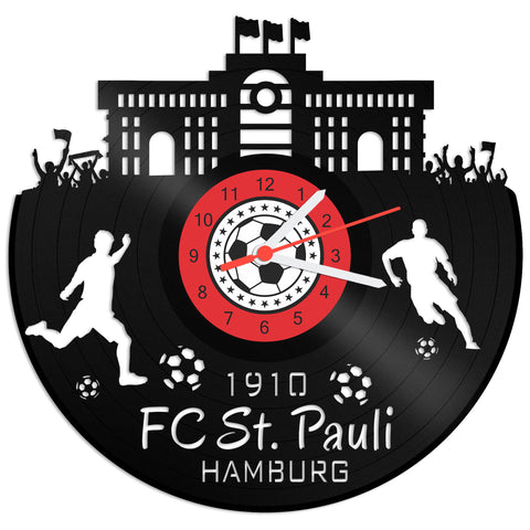 Schallplattenuhr FC St. Pauli Vereinsliebe