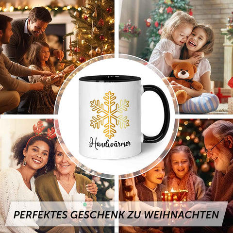 Bedruckte Tasse mit Weihnachtsmotiv - Handwärmer