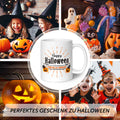 Bedruckte Tasse mit Motiv im Happy Halloween Design