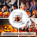 Bedruckte Tasse mit Motiv im Happy Halloween Hexen Design