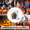 Bedruckte Tasse mit Motiv im Halloween Slasher Design