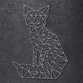 Origami Fuchs aus Holz -