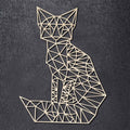 Origami Fuchs aus Holz -