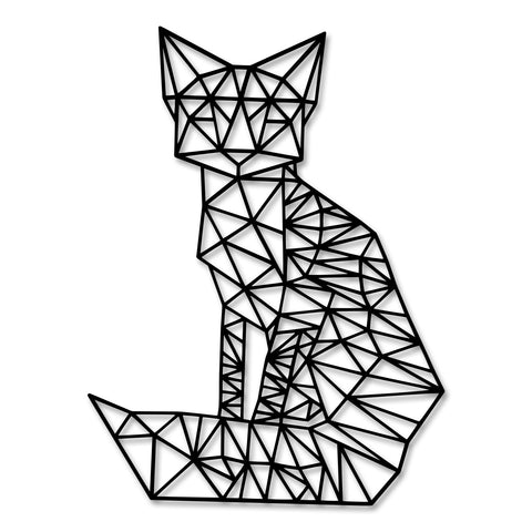 Origami Fuchs aus Holz -