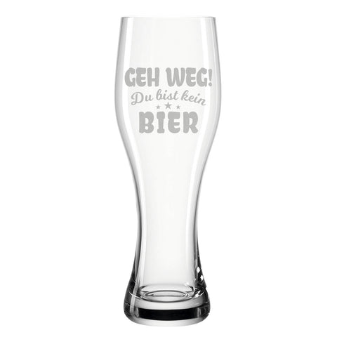 Leonardo Weizenglas "Geh weg du bist kein Bier"