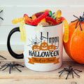 Bedruckte Tasse mit Motiv im Happy Halloween Design