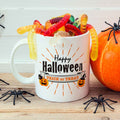 Bedruckte Tasse mit Motiv im Happy Halloween Design