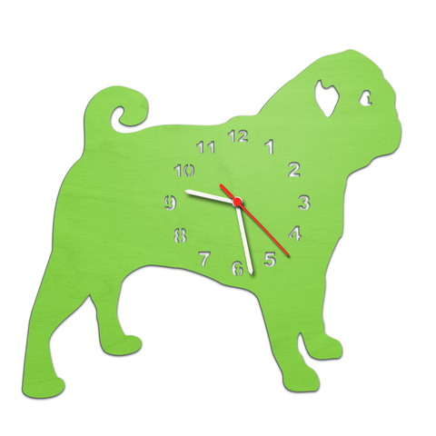 Kinder Wanduhr im Hunde Design