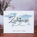 Personalisierte Leinwand - "Zuhause" mit Namen