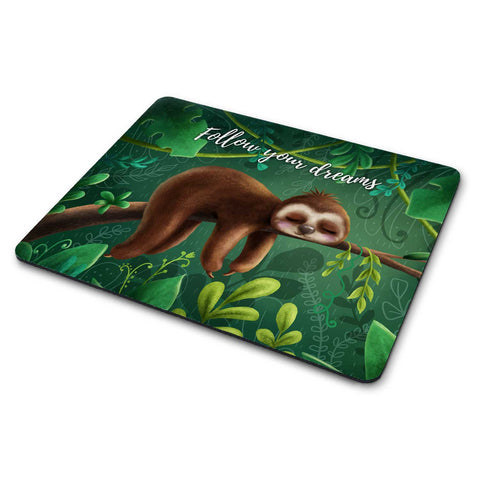 Bedrucktes Mousepad im Follow your Dreams Design