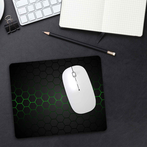 Bedrucktes Mousepad im Hexagon Design