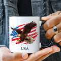 Bedruckte Tasse mit Motiv USA