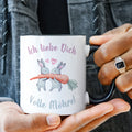 Bedruckte Tasse mit Spruch Volle Möhre