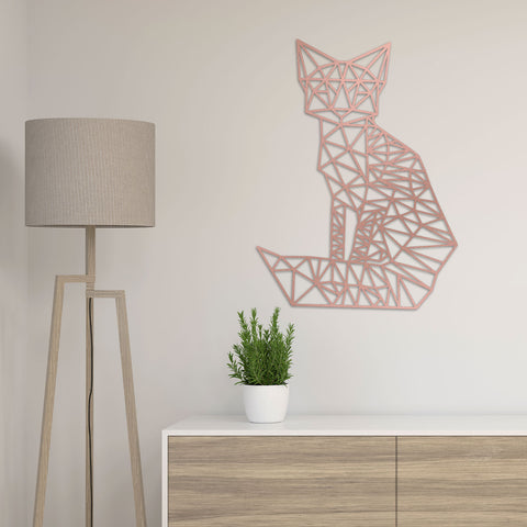 Origami Fuchs aus Holz -