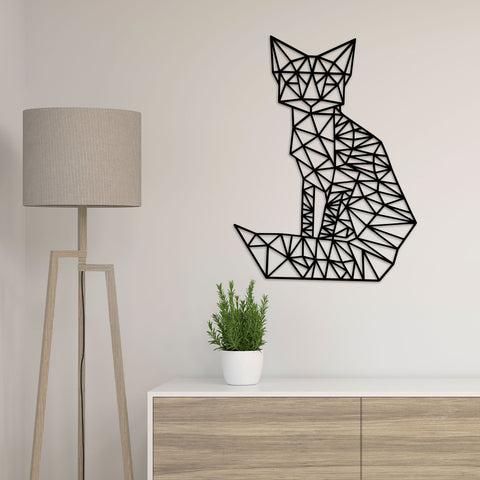 Origami Fuchs aus Holz -