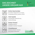 Origami Fuchs aus Holz -