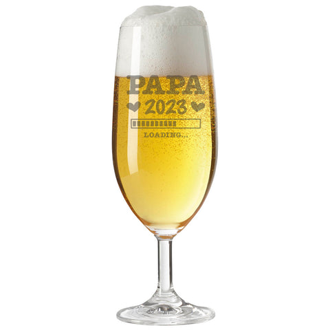 Leonardo Bierglas mit Gravur "Papa 2023 Loading"