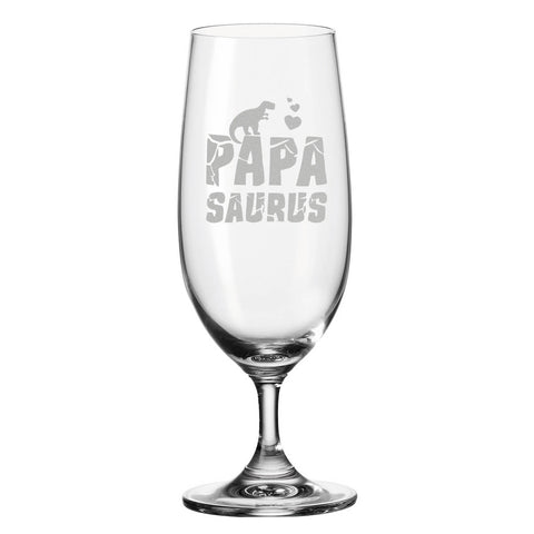 Leonardo Bierglas mit Gravur "Papa Saurus"