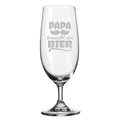 Leonardo Bierglas mit Gravur "Papa braucht ein Bier"