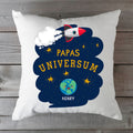 Bedrucktes Kissen mit Motiv Papas Universum