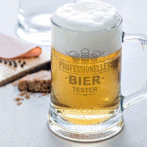 Montana Bierkrug mit Gravur "Professioneller Biertester"