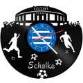 Schallplattenuhr Schalke