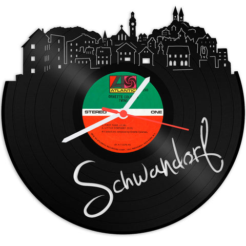 Schallplattenuhr Schwandorf