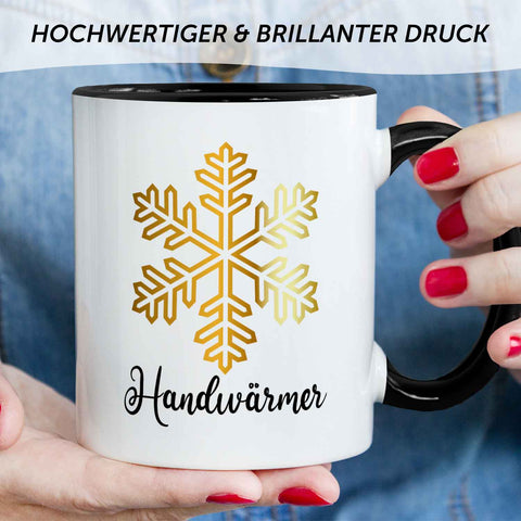 Bedruckte Tasse mit Weihnachtsmotiv - Handwärmer