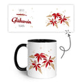 Bedruckte Tasse mit Weihnachtsmotiv - Lass es Glühwein regnen