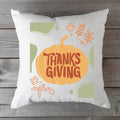 Bedrucktes Kissen mit Spruch Thanksgiving