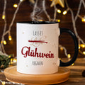 Bedruckte Tasse mit Weihnachtsmotiv - Lass es Glühwein regnen