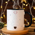 Bedruckte Tasse mit Weihnachtsmotiv - Es wird Zeit den Kaffee durch Glühwein