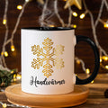 Bedruckte Tasse mit Weihnachtsmotiv - Handwärmer