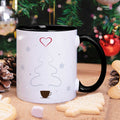 Bedruckte Tasse mit Weihnachtsmotiv - Es wird Zeit den Kaffee durch Glühwein