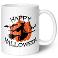 Bedruckte Tasse mit Motiv im Happy Halloween Hexen Design