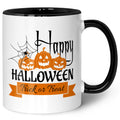 Bedruckte Tasse mit Motiv im Happy Halloween Design