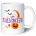 Bedruckte Tasse mit Motiv im Happy Halloween Design