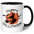 Bedruckte Tasse mit Motiv im Happy Halloween Hexen Design