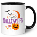 Bedruckte Tasse mit Motiv im Happy Halloween Design