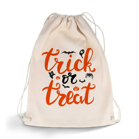 Bedruckter Turnbeutel für Kinder im Trick or Treat Design