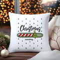 Kissen mit Weihnachtsmotiv - Christmas loading - Weihnachtsdeko - Geschenke für Frauen & Männer