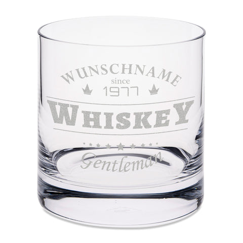 Whiskeygläser mit Gravur Gentleman Whiskey