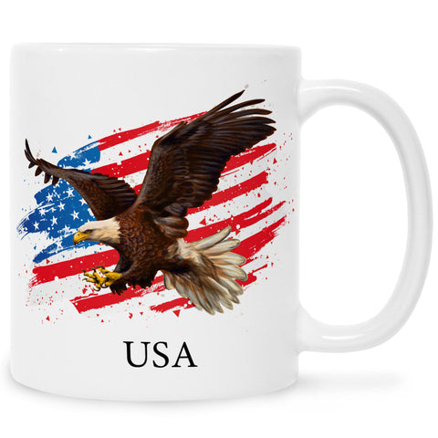 Bedruckte Tasse mit Motiv USA