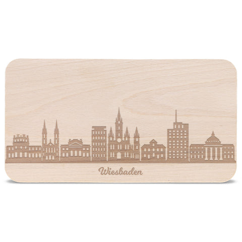 Frühstücksbrettchen Skyline Wiesbaden