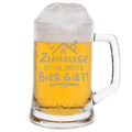 Montana Bierkrug mit Gravur "Zuhause ist da, wo es Bier gibt"